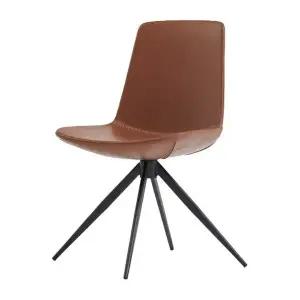 [하이파가구]샤인 철제회전식탁의자 색상4