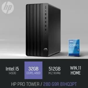ⓒ HP 프로타워 280 G9R B1HQ3PT i5-14500 32GB 512GB WIN11 / 재택근무용 사무 인강용 데스크탑