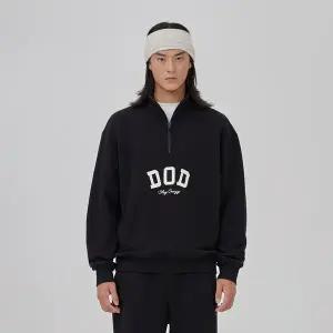 [DOD][디오디 공식] 챔프 하프집업 아노락 맨투맨(BLACK)