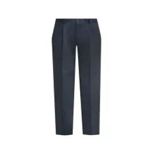 [BY파크랜드][오스틴리드]네이비 져지 본딩 원턱 팬츠_A3PC1453T