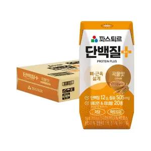 [파스퇴르][본사직영] 단백질 플러스 곡물맛 195mlx18팩