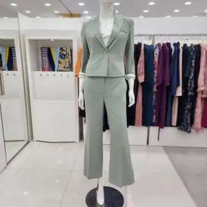 [조이너스]여성 정장 바지 자켓 한벌 칠부 세트 여름JDU4WTJ030WTP030_US