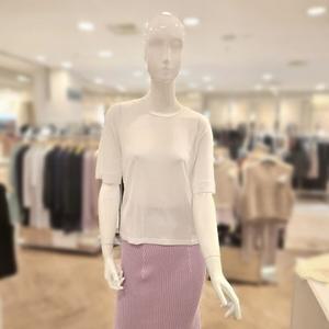 [대구백화점][세컨스킨]모달 5부 라운드넥 티셔츠(HDWFTCNS1)