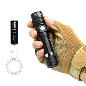 아노라이트 18650 C타입 충전식 소형 휴대용 손전등 줌 LED 밝은 후래쉬 LS10 고급세트