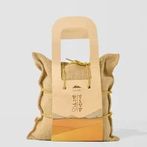 25년 햅쌀 / 2.5Kg 옛가마니 선물포장/친환경 가방/당일도정 특등급 소포장 선물용 단체선물 답례품