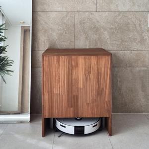 이너피스 원목 로봇청소기장 로봇청소기 틈새 수납장 협탁 로보락 삼성 호환