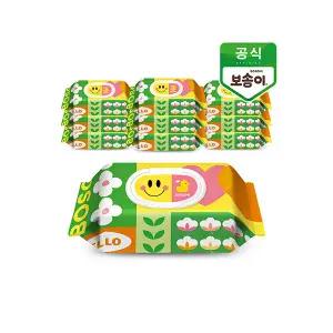 [깨끗한나라_아동]보솜이 액션플레이 아기물티슈 캡 70매 10개