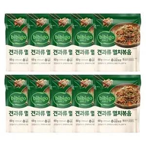 [CJ제일제당][T]비비고 견과류멸치볶음 60g x10개