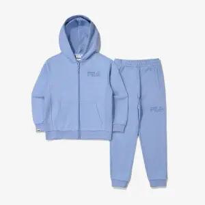 [휠라키즈] 후드집업 팬츠 셋업 (FK2FSF1101XLBU)