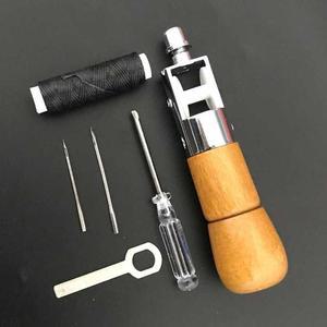 가죽 송곳바늘 공예 바느질 반짇 고리 재봉 DIY 재봉기 도구 공구 1 1set 수공예