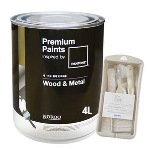 노루 철재/목재용 팬톤페인트 우드앤메탈 반광 4L