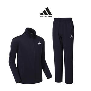 아디다스 컴뱃스포츠 마샬아츠 니트 트레이닝 세트 TR140II JS NA(네이비) 남녀 슬림핏