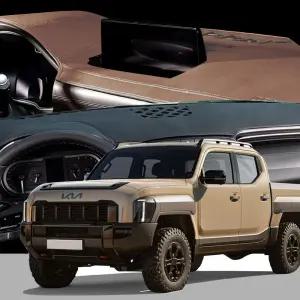 DUB 가죽 대쉬보드 커버 타스만