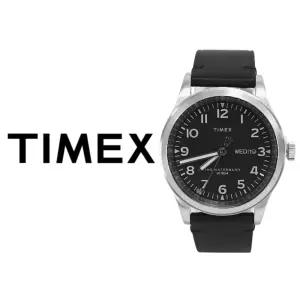 타이맥스 국내재고 위켄더 가죽 남자 군인 손목시계 TW2W14700