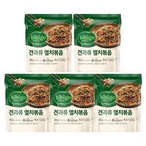 [CJ제일제당][T]비비고 견과류멸치볶음 60g x5개