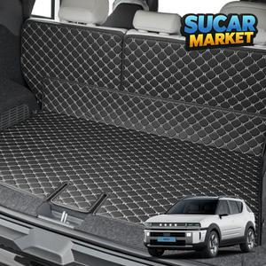 구주상사 디올뉴 넥쏘 2세대 퀄팅 트렁크매트 차박 바닥 2열 등받이 일체형