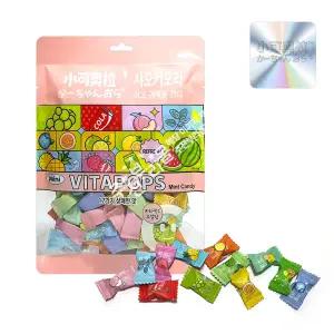 한국 공식수입정품 샤오커오라 비타팝스캔디(100g/중) x 1봉 사탕 후식용 민트캔디 목캔디 호올