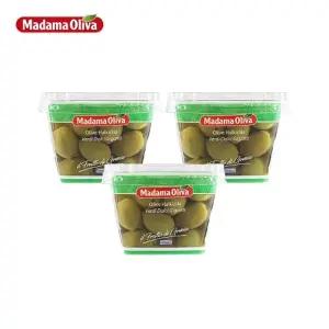 마다마올리바 냉장 그린 자이언트 할키디키 올리브 480g X 3병