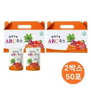 100% 국내산 정성가득 ABC주스 NFC 저온착즙 (50포)