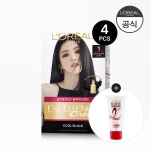 로레알파리 엑셀랑스 크림 4개 [증정]TR5 헤어팩 50ml