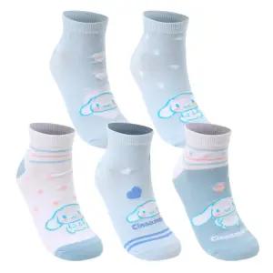 시나모롤 아동 단목양말 5족세트 / 키즈 어린이 초등학생 양말