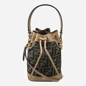 5F 8BS093 ALP3 F1AOE 몬트레조 패브릭 버킷백 브라운