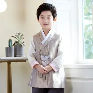 한예빔 HB5043 청아한빔 남아한복 아동한복-황금색 저고리