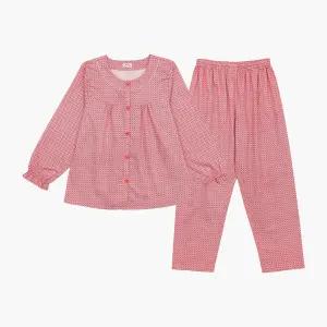 NCG2166 BYC 고급 순면 60수 여성 캐주얼 긴팔 잠옷 파자마 세트