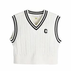 컬리수 HC04 아이돌스쿨크롭니트베스트2 아동 키즈 초등 어린이 여아 여자아이 가을