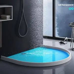 화장실 실리콘 물막이 2미터 욕실 샤워부스 문틈 누수 방지턱