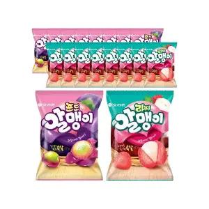 오리온 포도 알맹이 81g, 9입, 1개 + 리찌 알맹이 81g, 9입, 1개