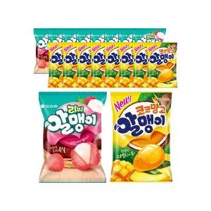 오리온 리찌 알맹이 81g, 9입, 1개 + 코코망고 알맹이 81g, 9입, 1개
