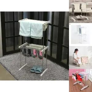 미니 빨래 건조대 2단/양말/수건/행주/소형/건조/간이/속옷/원룸/세탁/실내/식당/사무실/자취생/기숙사