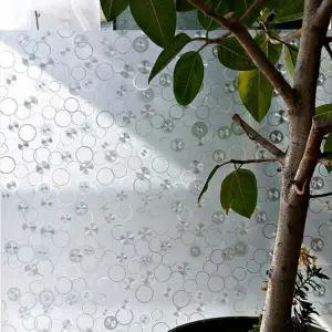 무점착유리창시트지 비눗방울 GD-HSW-32113D 1m x 1m