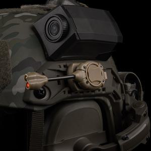 MPLS 3.0 RGB 헬멧 라이트 ARC 레일 MICH IR 포함 전술 손전등 후레쉬 신호등 사냥 에어소프트용