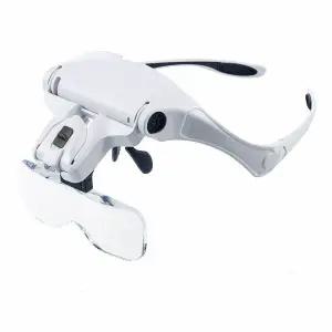 LED 조명 확대경 안경형 돋보기