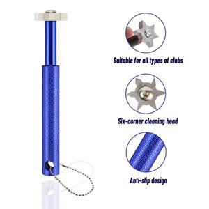 실내골프장 1Pcs 골프 그루브 클리너 도구 V/U 모양 블레이드 아이언 웨지 샤프너 6 색 클럽 복원기 청소