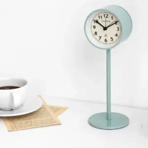 심플 스탠드 알람 시계 블랙 무소음 탁상용 인테리어 소품