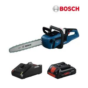 보쉬 무선 충전 체인톱 GKE18V-40 충전기+배터리 세트 전동톱 400mm(16인치)