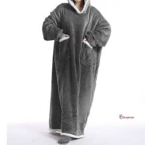 극세사 담요 대형 블랭킷 입는 후드abc789