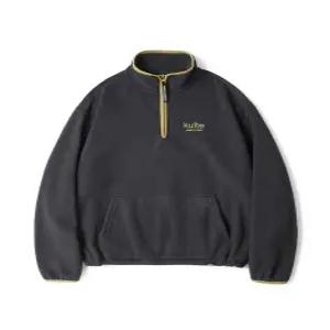 클래식 로고 플리스 하프집업 크루넥 GREY