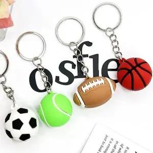 야구공 열쇠고리 축구공 농구공 키링 키홀더 럭비 (WFKBRL8)