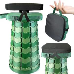 아웃사이드 기어 휴대용 접이식 의자 세트 - 튼튼한 사각 + 두꺼운 좌석 쿠션 캠핑 여행 피크닉 정원