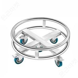 만능운반구 급식카 이동식 받침대 회전 1 32cm 다용도 직경 스테인레스 끌차 업소용