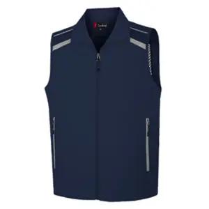 랜더스 반사 망사 조끼(LD363) 네이비행사용조끼 작업용조끼 안전복 안전조