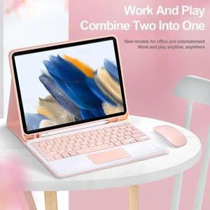 갤럭시 탭 A8 10.5인치 케이스 키보드 포함, 탈부착 가능한 커버 삼성 2021/2022 SM-X200