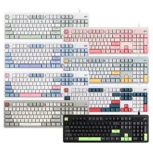 지클릭커 OFFICEPRO OPK50 사일런스 M RGB 무소음 방수 104키 키보드