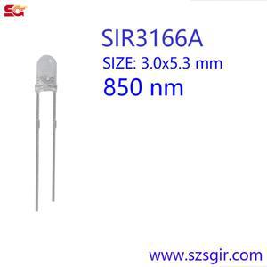 20개 850nm 3M 호환m 적외선 LED SIR3166A IR 발광 다이오드