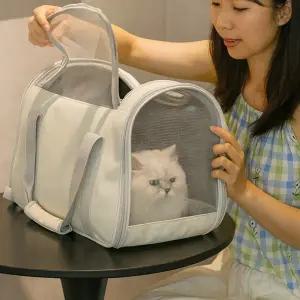 강아지 슬링백 반려동물 비행기 여행 캐리어 고양이 이동가방