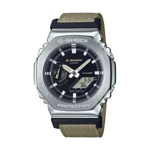 [신세계라이브쇼핑]지샥 GM-2100C-5A 지얄오크 팔각 메탈 나토밴드 남성 아날로그 전자 시계